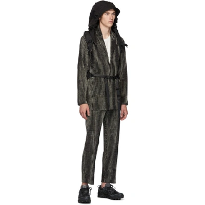 Shop Issey Miyake Black Mc June Network Trousers