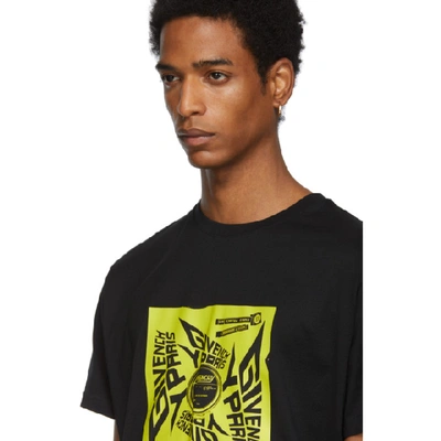 Shop Givenchy Black Square Sun T-shirt