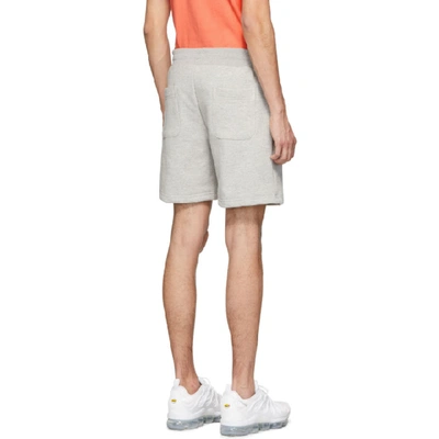 Shop Aimé Leon Dore Grey French Terry Logo Shorts