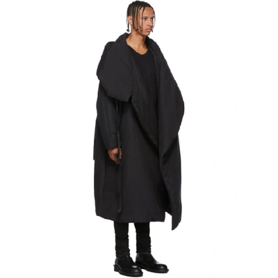 Shop Julius Black Long Puffer Coat