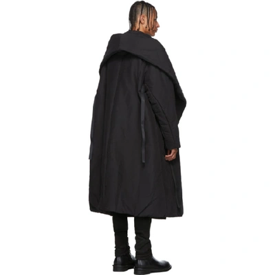 Shop Julius Black Long Puffer Coat