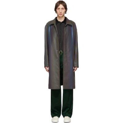 Shop Sies Marjan Multicolor Reflective Blain Coat In Eggpl