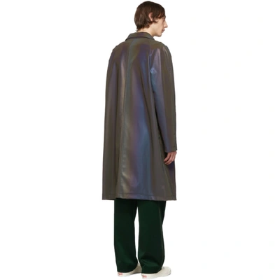 Shop Sies Marjan Multicolor Reflective Blain Coat In Eggpl