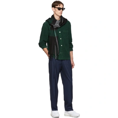 Shop Hope Green Corduroy Overshirt In Deepgreen