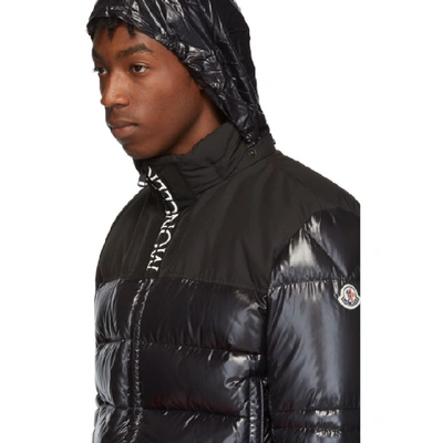 Shop Moncler Black Down Bruel Jacket In 999 Black