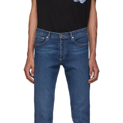 Shop Givenchy Blue New Skinny-fit Jeans In 400 Blue