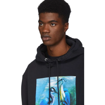 Shop Heron Preston Black Heron Birds Hoodie In 0488 Blkmul