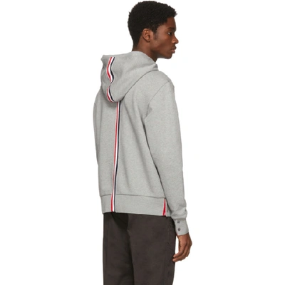 Thom Browne Loopback Jersey Knit 4-bar Crewneck Sweatshirt In 055 Lt Grey