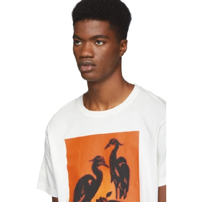 Shop Heron Preston White Heron Birds T-shirt In 0288 Whtmul