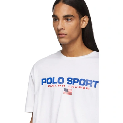 Shop Polo Ralph Lauren White Icon Logo T-shirt