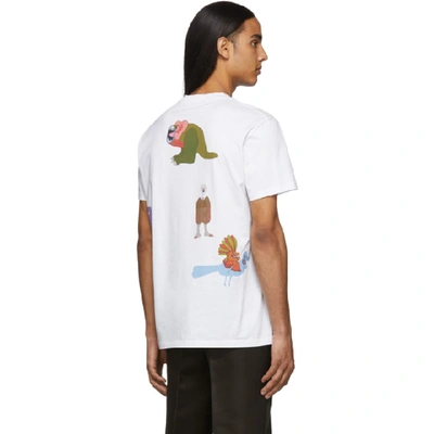 Shop Stella Mccartney White The Beatles Edition Creatures T-shirt In 9000 White