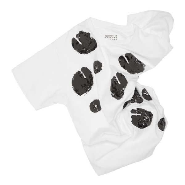 maison margiela memory of label t shirt