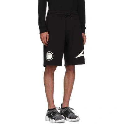 Shop Givenchy Black Glow-in-the-dark Shorts