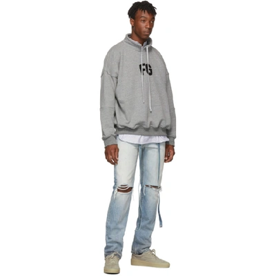 Shop Fear Of God Blue Relaxed Jeans In 427vntgindg