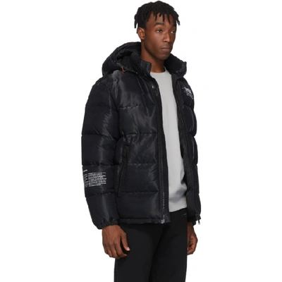 Shop Heron Preston Black Down Puffer Jacket In 1088 Blkmul