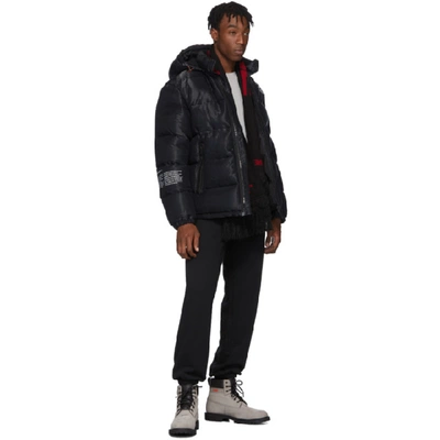 Shop Heron Preston Black Down Puffer Jacket In 1088 Blkmul