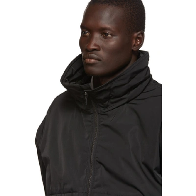 Shop Fear Of God Black Ski Bomber Jacket In 001 Black