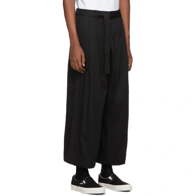 Shop Naked And Famous Denim Ssense Exclusive Black Wide Trousers