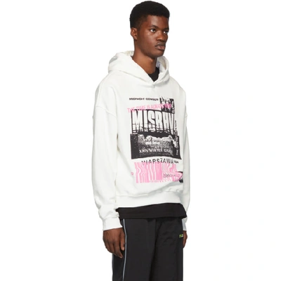 Shop Misbhv White Entropy Hoodie