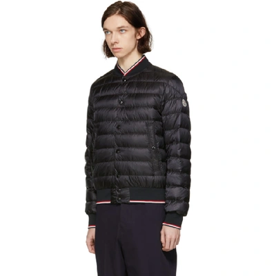 Shop Moncler Black Down Aubry Jacket In 999 Black