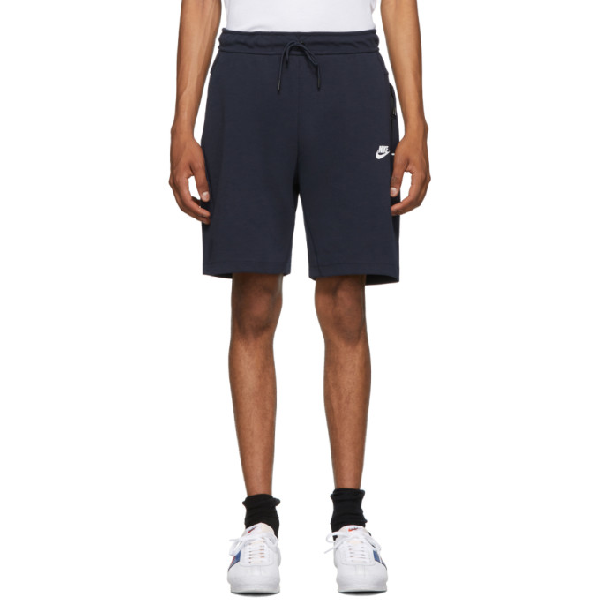 nike tech shorts navy