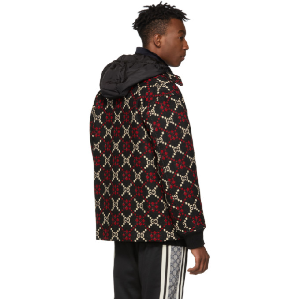 macro gg diamond wool jacket