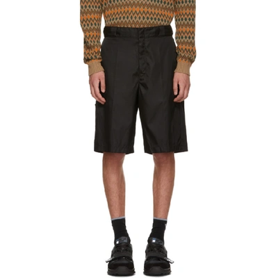 Shop Prada Black Technical Shorts