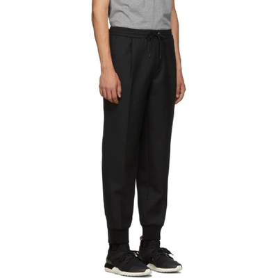 Shop Moncler Black Sportivo Trousers In 999 Black