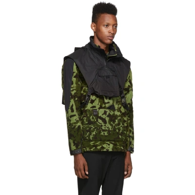Nike X1017 Alyx 9sm Mmw Two-part Camouflage Hooded Fleece Jacket