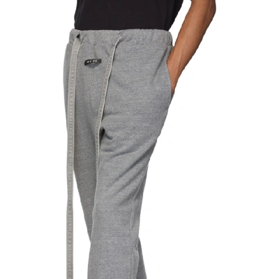 Shop Fear Of God Grey Core Lounge Pants In 034hthrgry
