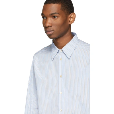 Shop Gucci Blue Small G Shirt In 4359  Strip