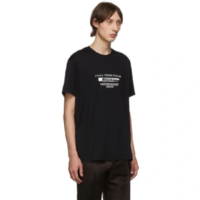 Shop Givenchy Black Homme Podium T-shirt In 001-black