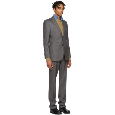 Shop Burberry Grey Marylebone Suit