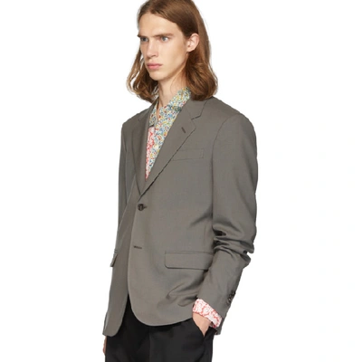 Shop Marni Brown Wool Blazer In 00m45  Mud