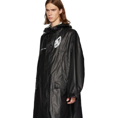 Shop Undercover Black Ambient Coat