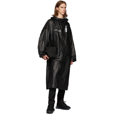 Shop Undercover Black Ambient Coat