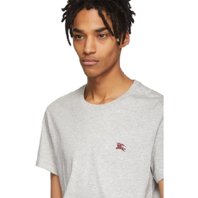Shop Burberry Grey Joeforth T-shirt In Acfnt Pale
