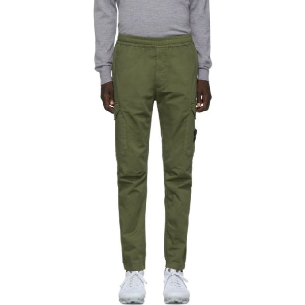 Stone Island Green Cargo Pants In V0058 Olive | ModeSens