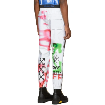 Shop Off-white White Goretex Lounge Pants