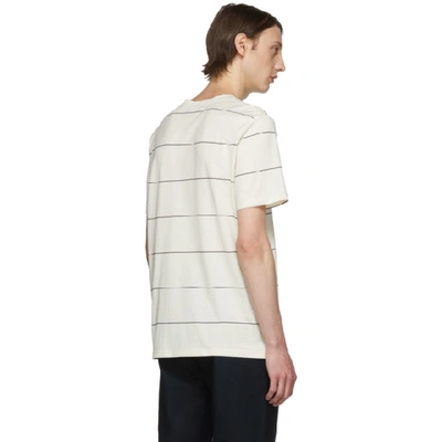 Shop Apc A.p.c. Off-white Yukata T-shirt In Aad Ecru