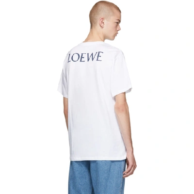 LOEWE 白色 1846 WINDOW T 恤