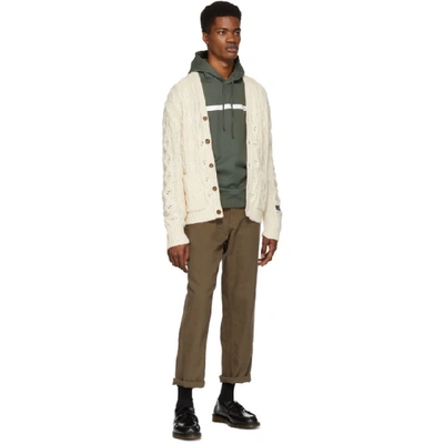 Shop A.p.c. Green Caserne Hoodie In Jaa Kaki