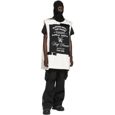 Shop Raf Simons Black Templa Edition Loose Shell Cargo Pants In 00099 Black