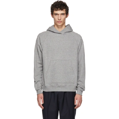 Shop John Elliott Grey Raglan Hoodie