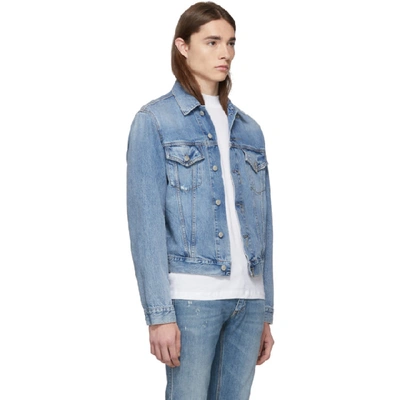 Shop Acne Studios Blue Bla Konst Denim 1998 Jacket In Light Blue