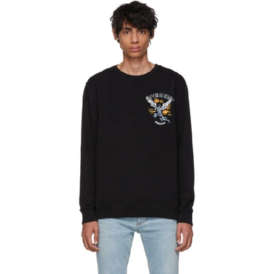 Shop Givenchy Black 'freedom' Sweatshirt