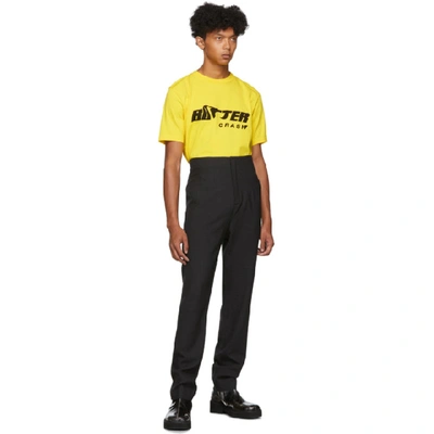 Shop Botter Yellow  Crash T-shirt In Yellowblk