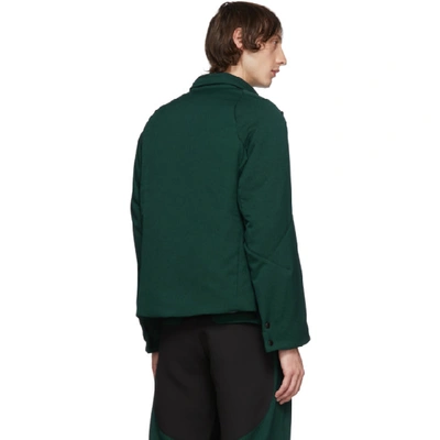 Kiko Kostadinov Vein Cropped Padded Jacket In Green | ModeSens