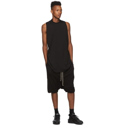 Shop Rick Owens Drkshdw Black Ricks Tank In 09 Blk