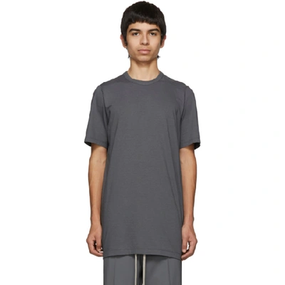 Shop Rick Owens Grey Level T-shirt In 06 Blu